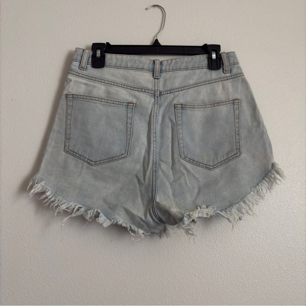 Wild Fable Size 6 Women’s Light Blue Wash High Rise Denim Shorts Size 6 - Picture 5 of 13